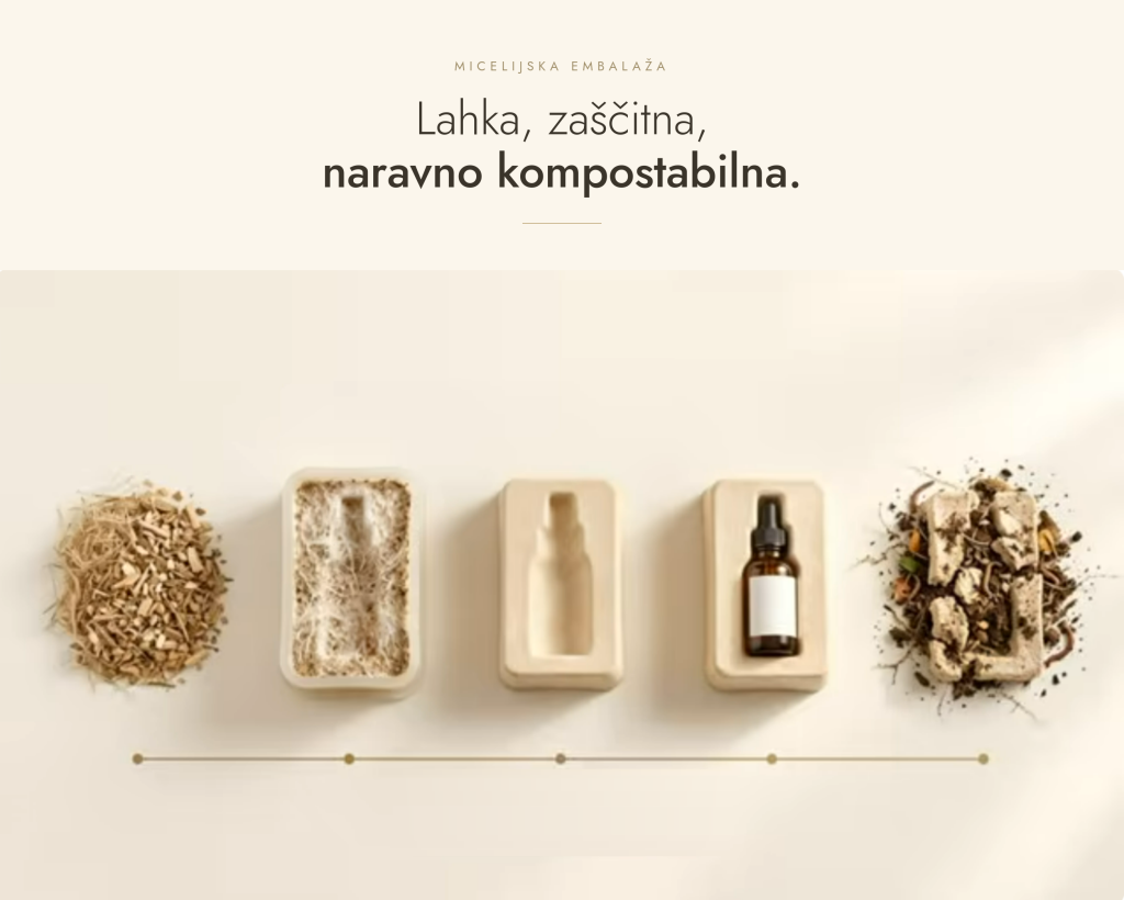 Mycopor bio razgradljiva embalaža iz micelija